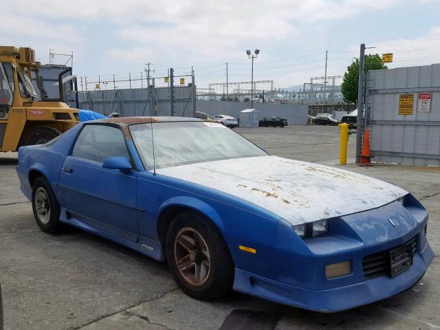 1G1FP23EXNL151337 - 1992 CHEVROLET CAMARO RS BLUE photo 1