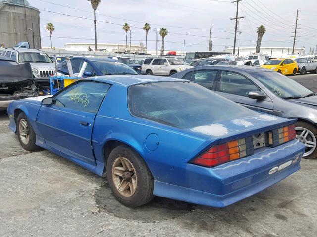 1G1FP23EXNL151337 - 1992 CHEVROLET CAMARO RS BLUE photo 3