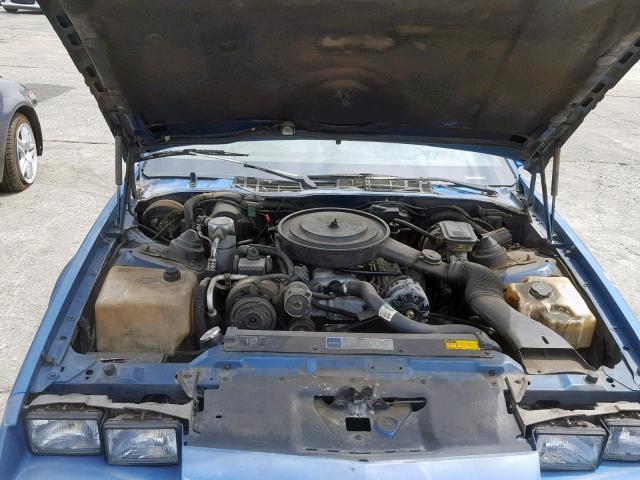 1G1FP23EXNL151337 - 1992 CHEVROLET CAMARO RS BLUE photo 7