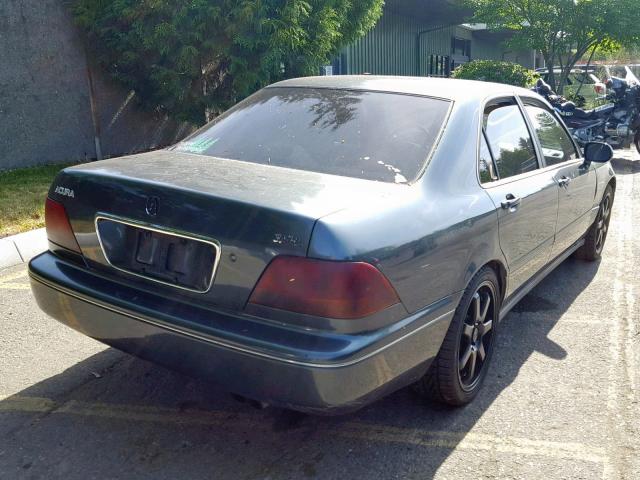 JH4KA9649VC008431 - 1997 ACURA 3.5RL TURQUOISE photo 4