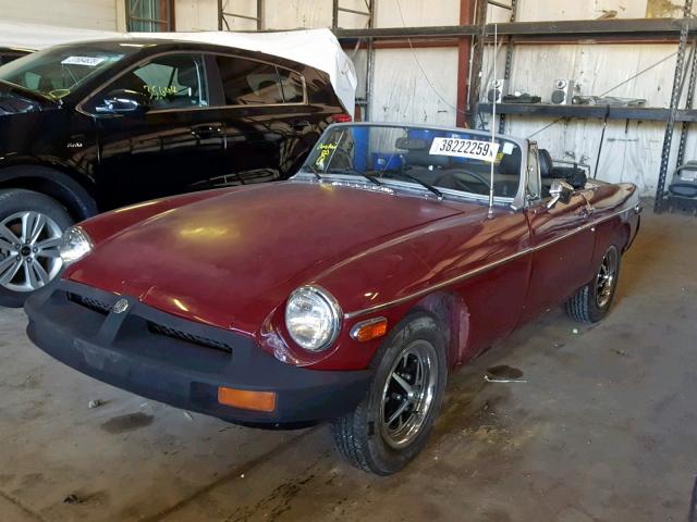 GHN5UH436740G - 1977 MG MGB MAROON photo 2