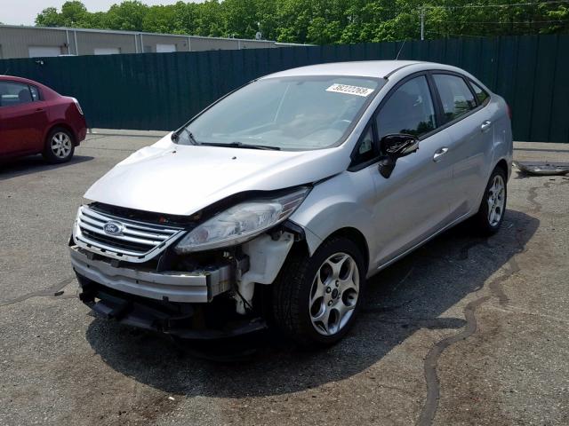 3FADP4CJ7BM145888 - 2011 FORD FIESTA SEL SILVER photo 2