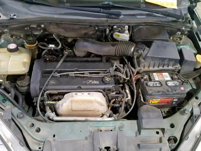 3FAFP3132YR241124 - 2000 FORD FOCUS ZX3 GREEN photo 7