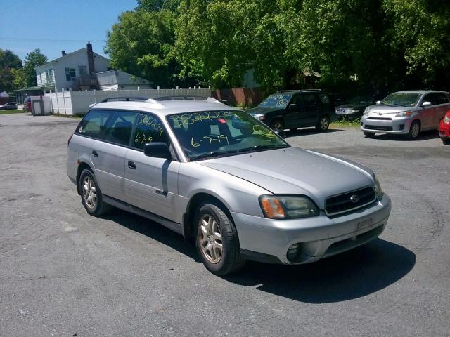 4S3BH675047614551 - 2004 SUBARU LEGACY OUT SILVER photo 1