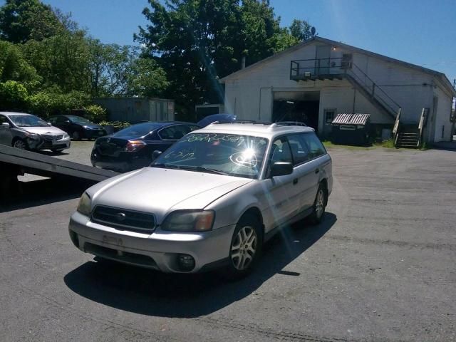 4S3BH675047614551 - 2004 SUBARU LEGACY OUT SILVER photo 2