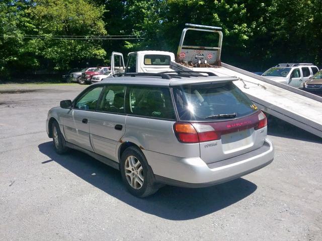 4S3BH675047614551 - 2004 SUBARU LEGACY OUT SILVER photo 3