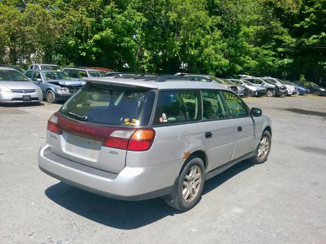 4S3BH675047614551 - 2004 SUBARU LEGACY OUT SILVER photo 4