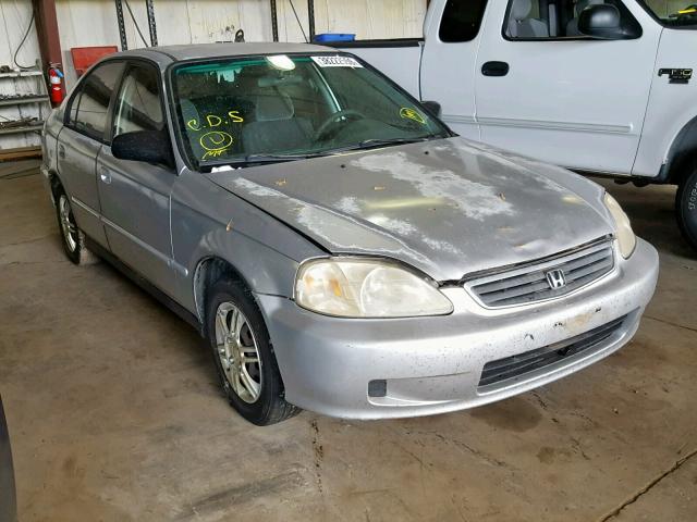 2HGEJ6618YH563764 - 2000 HONDA CIVIC BASE SILVER photo 1