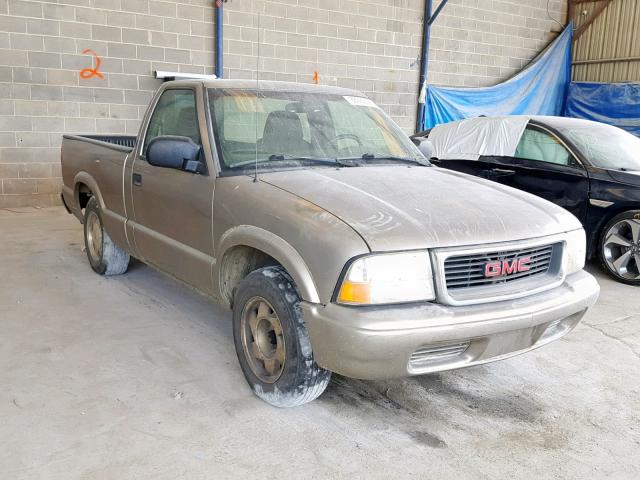 1GTCS14H538269100 - 2003 GMC SONOMA TAN photo 1