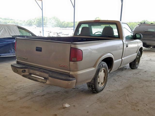 1GTCS14H538269100 - 2003 GMC SONOMA TAN photo 4