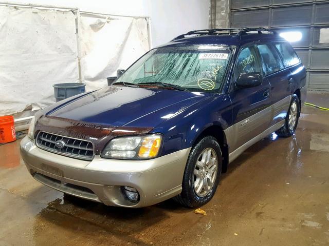 4S3BH675647627997 - 2004 SUBARU LEGACY OUT TWO TONE photo 2