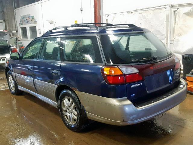 4S3BH675647627997 - 2004 SUBARU LEGACY OUT TWO TONE photo 3