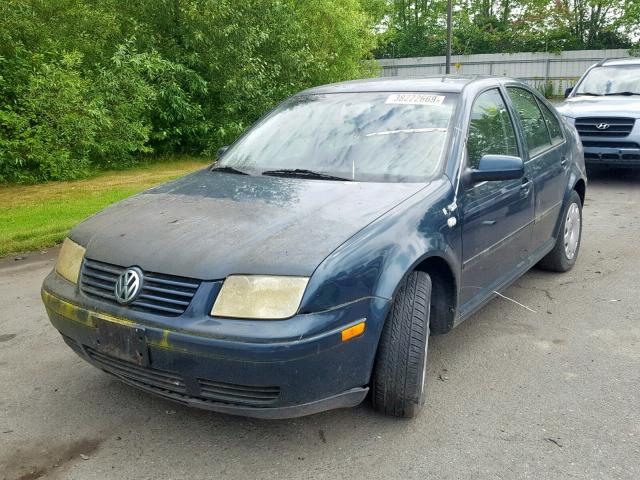 3VWRB69MX2M076140 - 2002 VOLKSWAGEN JETTA GL TEAL photo 2