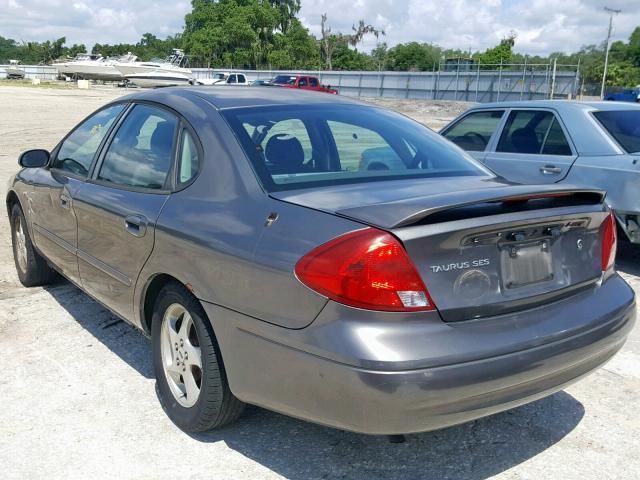 1FAFP55S93G212202 - 2003 FORD TAURUS SES GRAY photo 3