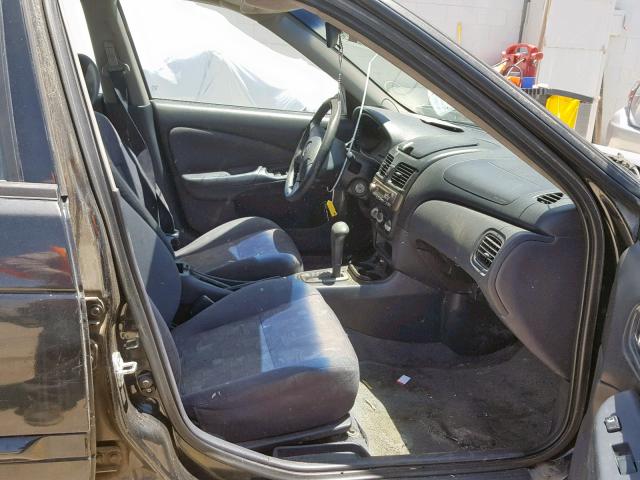 3N1BB51D0YL104992 - 2000 NISSAN SENTRA SE BLACK photo 5