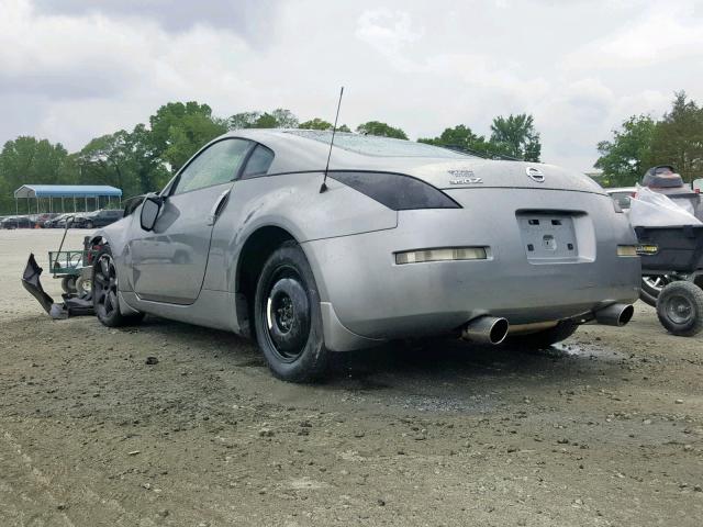 JN1AZ34D54T160987 - 2004 NISSAN 350Z COUPE GRAY photo 3