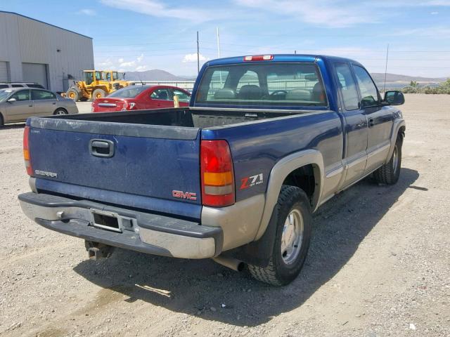 2GTEK19T4Y1315581 - 2000 GMC NEW SIERRA BLUE photo 4