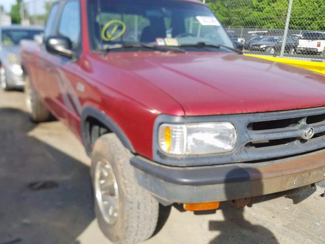 4F4CR17X2STM24512 - 1995 MAZDA B4000 CAB RED photo 9