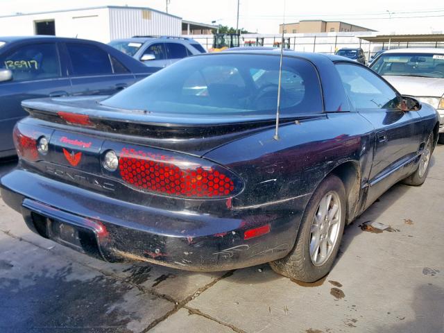 2G2FS22K412145593 - 2001 PONTIAC FIREBIRD BLACK photo 4