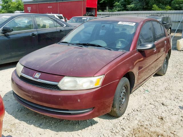 1G8AF52F53Z166347 - 2003 SATURN ION LEVEL RED photo 2