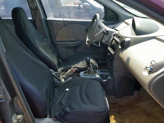 1G8AF52F53Z166347 - 2003 SATURN ION LEVEL RED photo 5