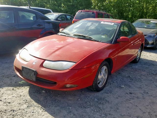 1G8ZY12792Z152044 - 2002 SATURN SC2 RED photo 2