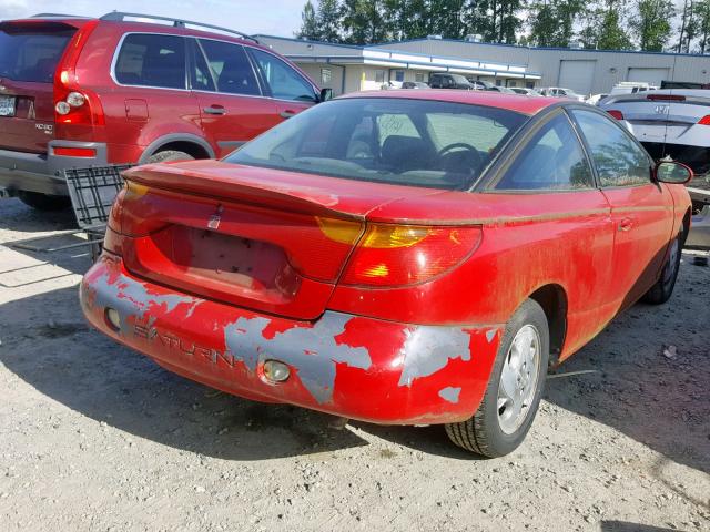 1G8ZY12792Z152044 - 2002 SATURN SC2 RED photo 4