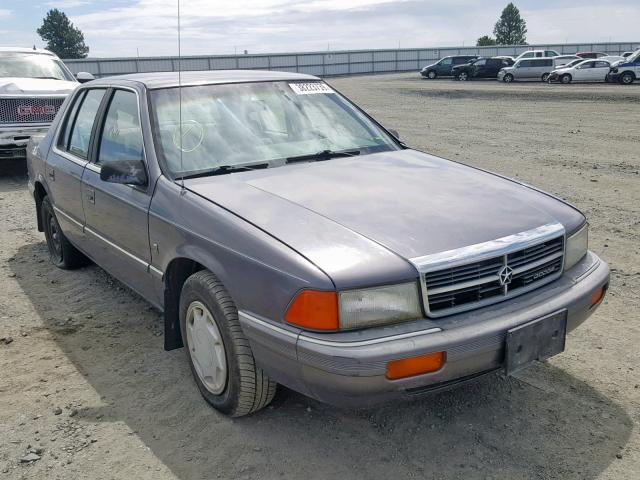 1B3XA4636MF542907 - 1991 DODGE SPIRIT GRAY photo 1