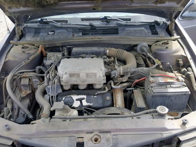 1B3XA4636MF542907 - 1991 DODGE SPIRIT GRAY photo 7