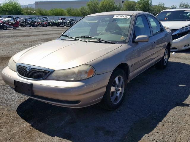 3MEFM66L3WM613723 - 1998 MERCURY MYSTIQUE BEIGE photo 2