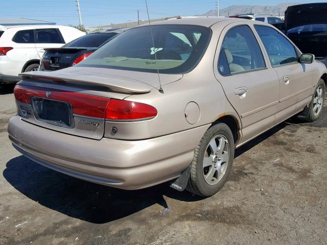 3MEFM66L3WM613723 - 1998 MERCURY MYSTIQUE BEIGE photo 4