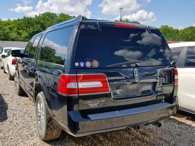 5LMJJ3J50BEJ02622 - 2011 LINCOLN NAVIGATOR BLACK photo 3