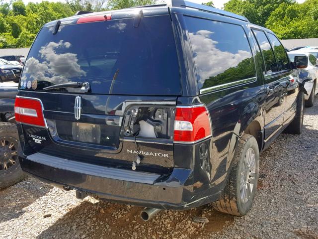 5LMJJ3J50BEJ02622 - 2011 LINCOLN NAVIGATOR BLACK photo 4