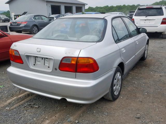 2HGEJ6615YH573216 - 2000 HONDA CIVIC BASE 银色 照片 4