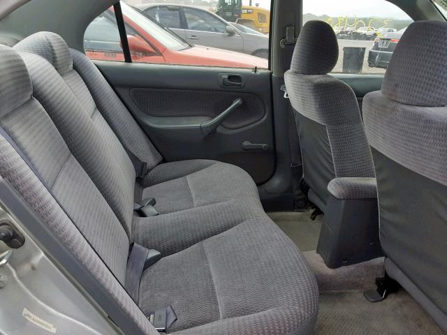 2HGEJ6615YH573216 - 2000 HONDA CIVIC BASE 银色 照片 6
