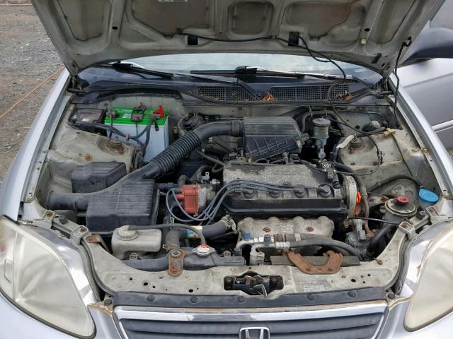 2HGEJ6615YH573216 - 2000 HONDA CIVIC BASE 银色 照片 7