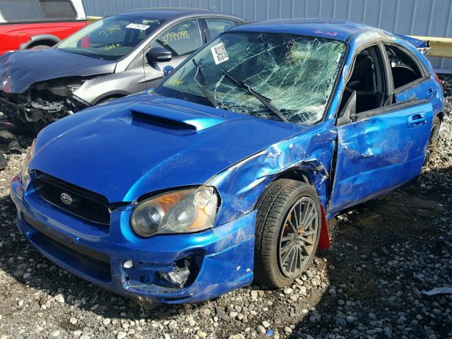 JF1GD29655G516879 - 2005 SUBARU IMPREZA WR BLUE photo 2