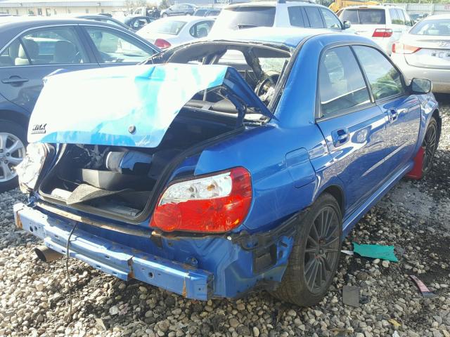 JF1GD29655G516879 - 2005 SUBARU IMPREZA WR BLUE photo 4