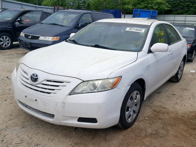 4T1BE46K98U767243 - 2008 TOYOTA CAMRY CE WHITE photo 2