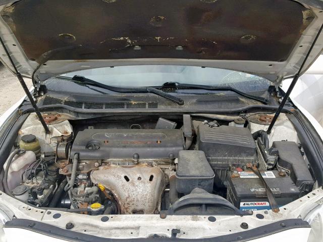 4T1BE46K98U767243 - 2008 TOYOTA CAMRY CE WHITE photo 7