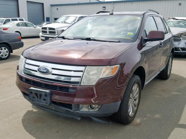 2FMDK49C39BA92728 - 2009 FORD EDGE LIMIT BURGUNDY photo 2