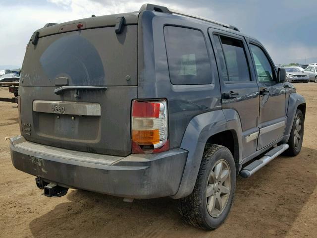 1J4PN5GK8BW516685 - 2011 JEEP LIBERTY LI GRAY photo 4