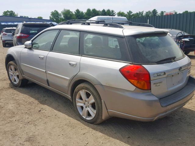 4S4BP67C166304544 - 2006 SUBARU LEGACY OUT SILVER photo 3