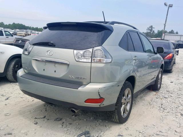 JTJHW31U172029538 - 2007 LEXUS RX 400H BLUE photo 4