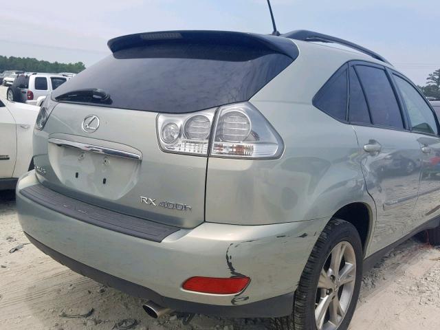 JTJHW31U172029538 - 2007 LEXUS RX 400H BLUE photo 9