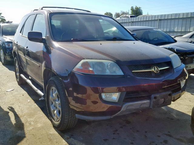 2HNYD18832H501416 - 2002 ACURA MDX TOURIN BURGUNDY photo 1