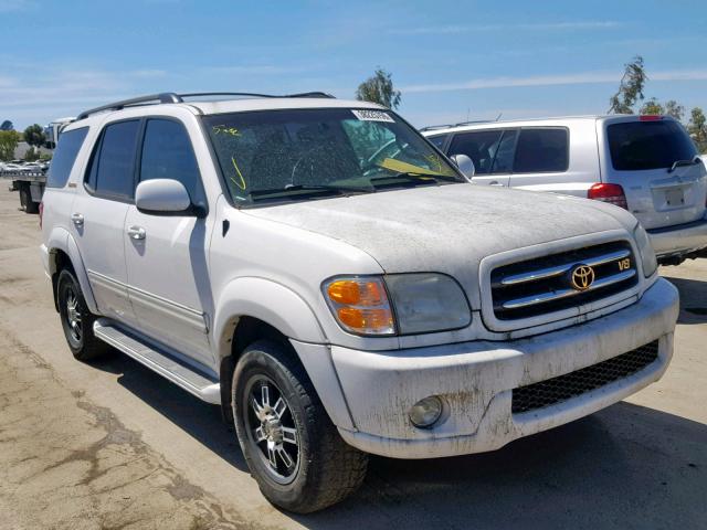 5TDBT48A93S143275 - 2003 TOYOTA SEQUOIA LI WHITE photo 1