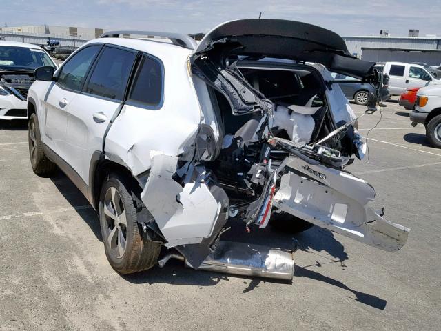 1C4PJMDX6KD397204 - 2019 JEEP CHEROKEE L WHITE photo 3