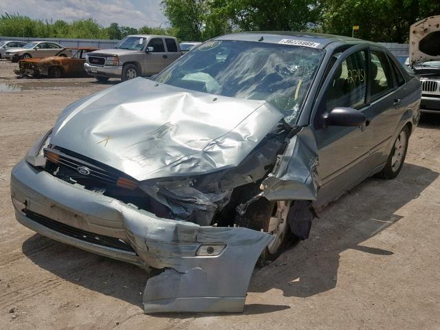 1FAFP38314W109162 - 2004 FORD FOCUS ZTS GREEN photo 2