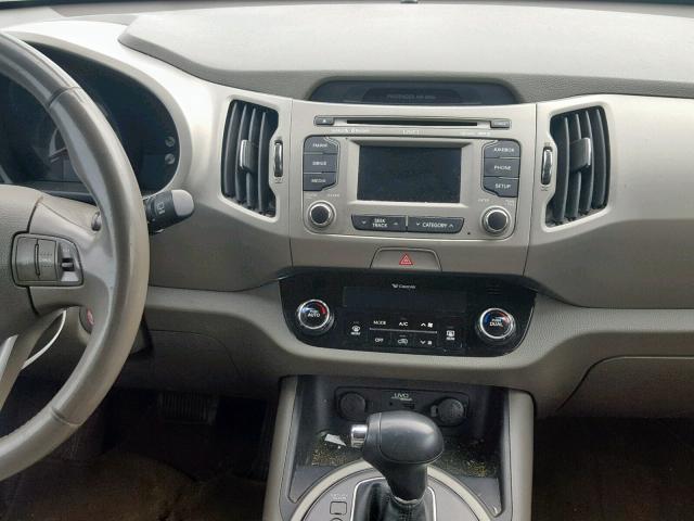 KNDPC3A27D7543298 - 2013 KIA SPORTAGE E GRAY photo 9